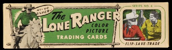 1950s Ed-U-Cards Lone Ranger Series 4